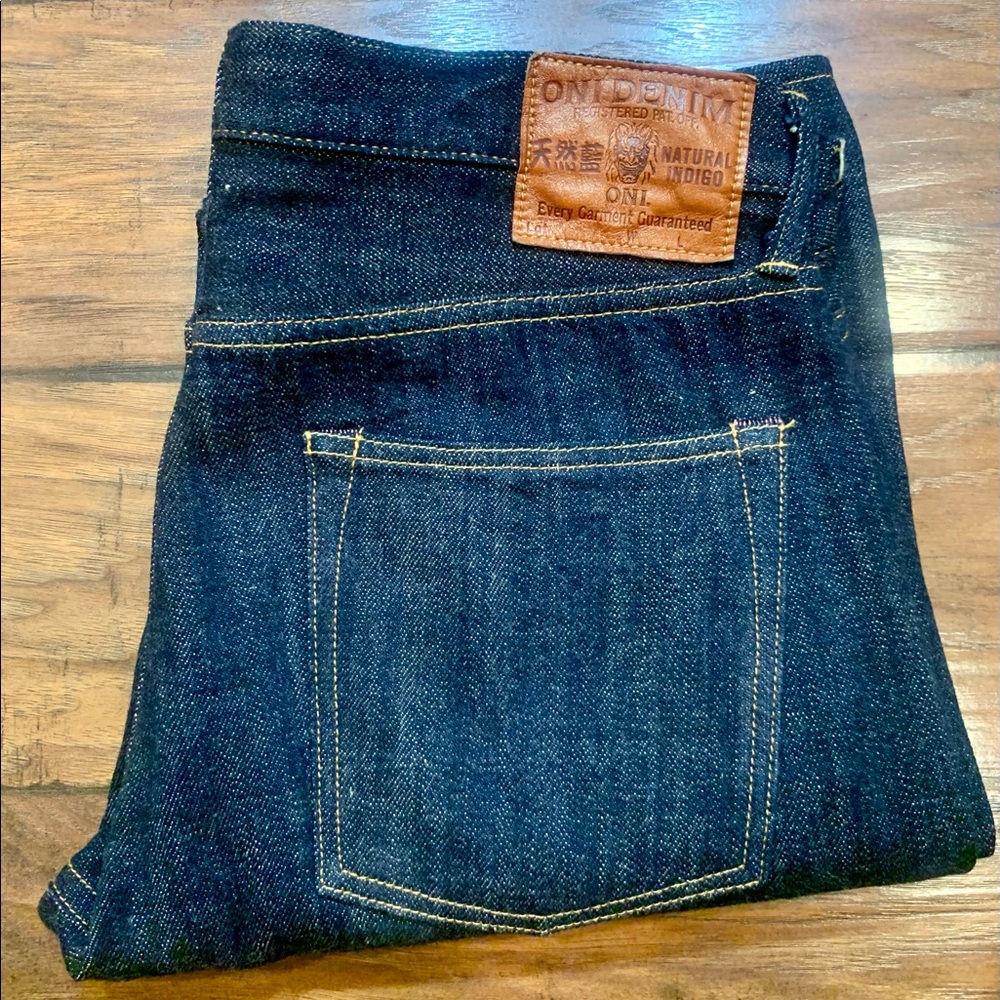 ONI 515 Kiraku-II Natural Indigo Selvedge Denim
